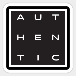 Authentic Sticker